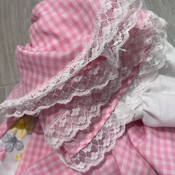 Girls vintage Embroidered Dress Easter - Picture 9 of 10